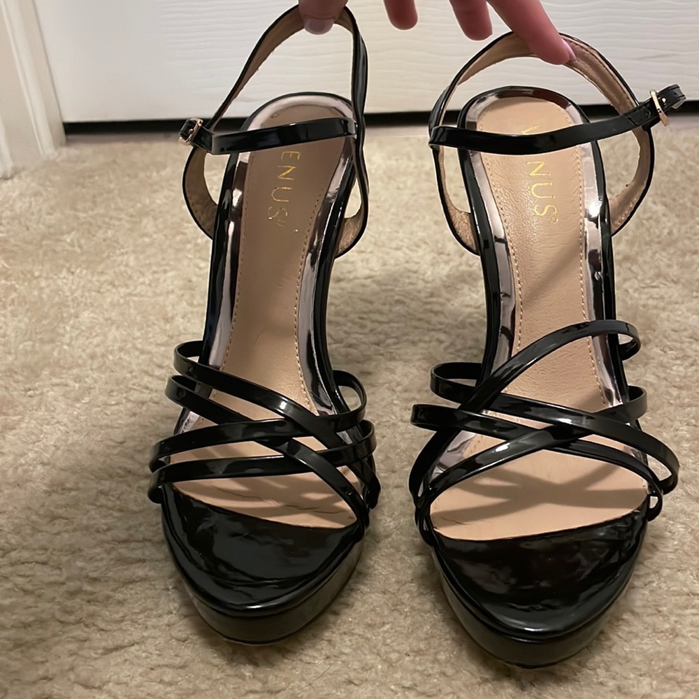Black high heels